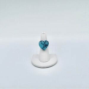 TURQUOISE HEART RING